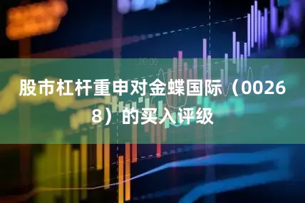 股市杠杆重申对金蝶国际（00268）的买入评级