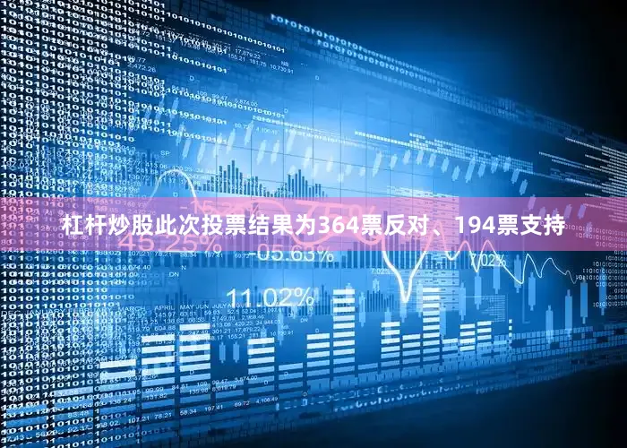 杠杆炒股此次投票结果为364票反对、194票支持
