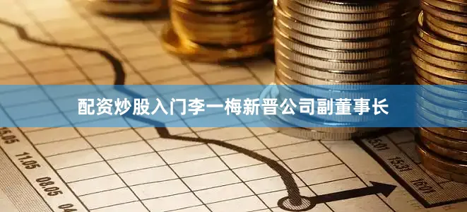 配资炒股入门李一梅新晋公司副董事长